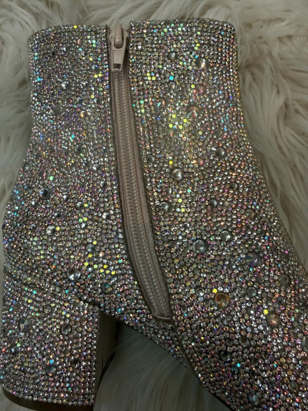 Betsy Johnson SB-Kyla Rhinestone Booties ~ Size 6 - Picture 5 of 8